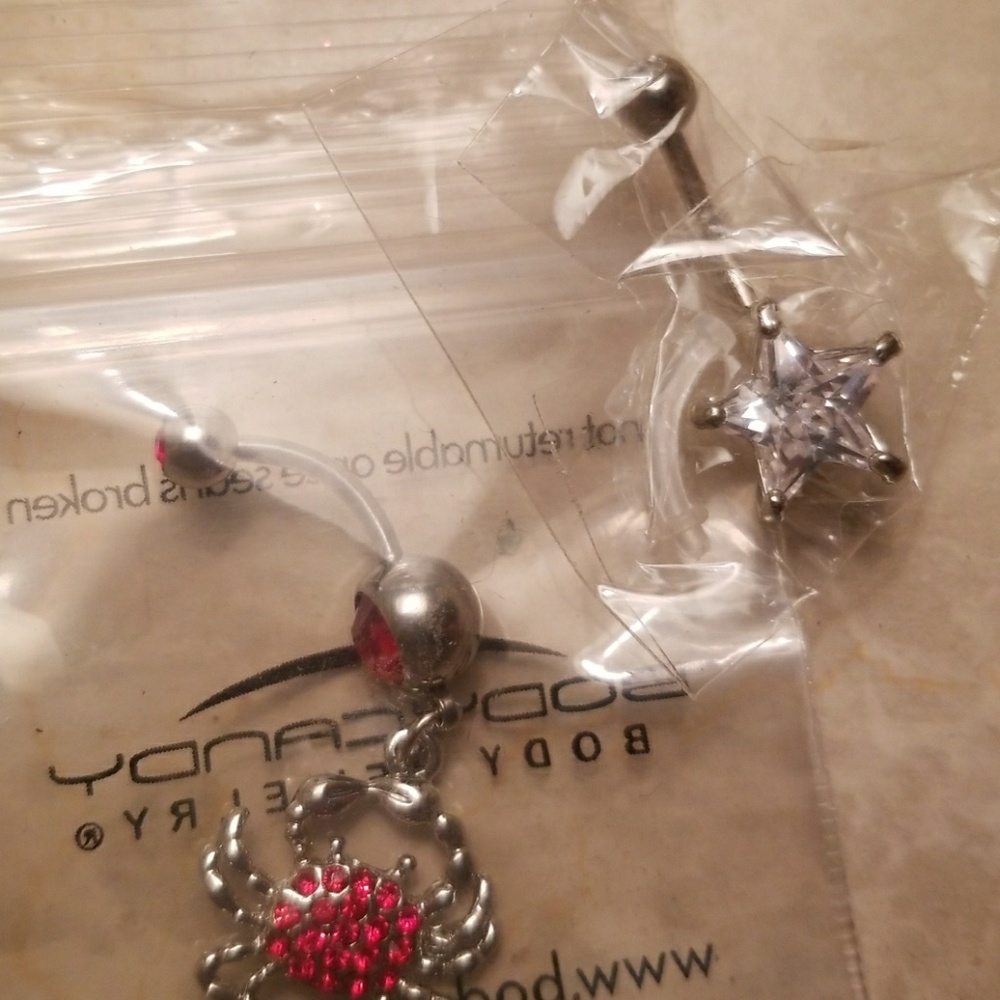 Lot of belly button rings
